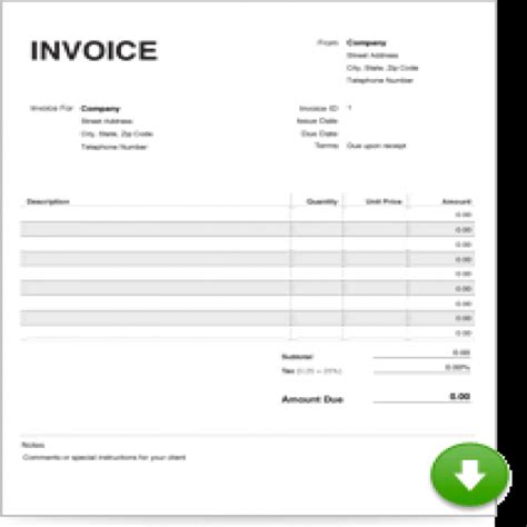 Invoice Template Pdf task list templates