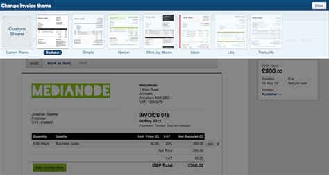 Invoice Templates Creating A Custom Invoice Theme With Css Freeagent