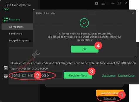 Iobit Uninstaller Activation Key 15 activation
