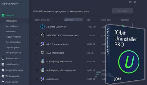 Iobit uninstaller. .  ...