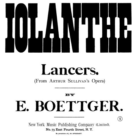 Iolanthe Lancers (Boettger, Emil) - IMSLP: Free Sheet Music PDF …