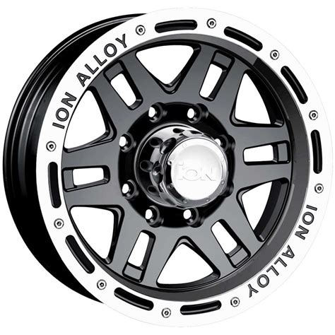 Ion Alloy 133 Black Wheels 15X8 5X114.3 -27 133-5865B