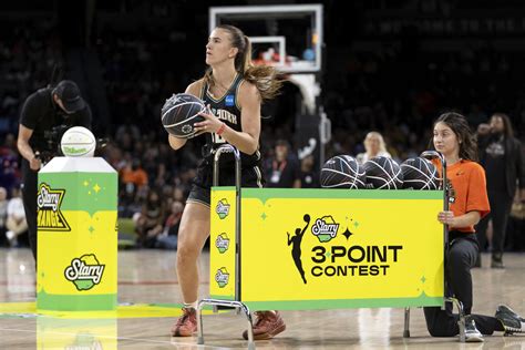 Ionescu hits 20 straight shots for a record 37 points to win the 3-point contest; Aces win skills