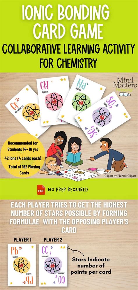 Ionic bonding game. .  ...