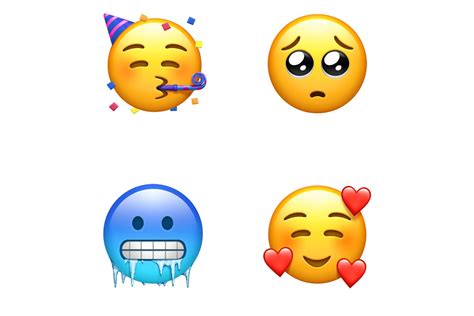 Ios 14 emojis copy and paste. Available as an Apple Animoji. Apple previously displayed a similar looking alien head in a box as a placeholder for an unknown emoji, but now shows a boxed question mark. Alien was approved as part of Unicode 6.0 in 2010 under the name "Extraterrestrial Alien" and added to Emoji 1.0 in 2015. 