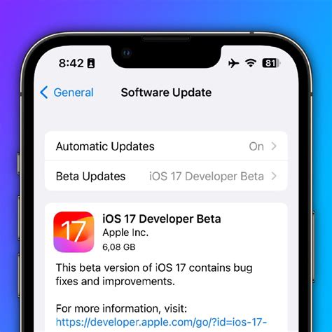 Ios 17.0 beta. Filipe Espósito | Aug 15 2023 - 5:39 pm PT. 22 Comments. Apple released iOS 17 beta 6 to developers and public beta testers on Thursday, and unsurprisingly, there’s not much new in … 