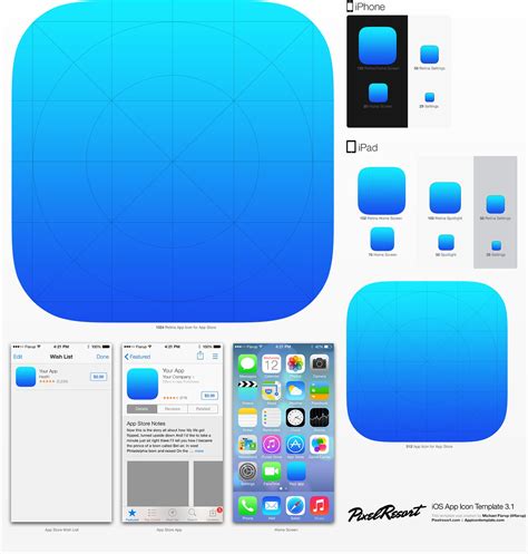 Ios App Icon Template