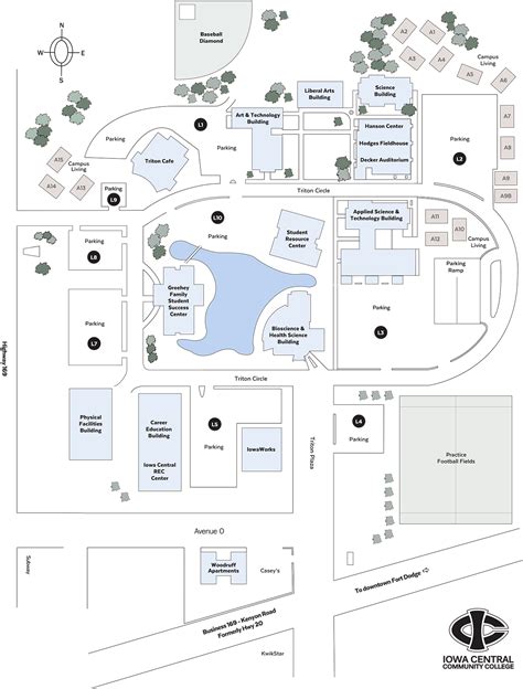 Iowa Central Community College Map - School - Mapcarta