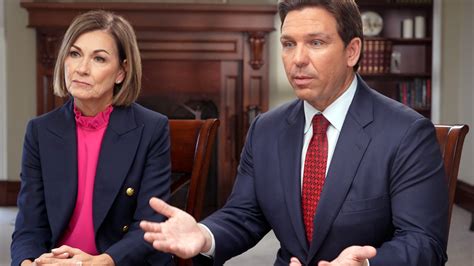 Iowa Gov. Kim Reynolds says DeSantis, not Trump, is the best Republican to win the 2024 election