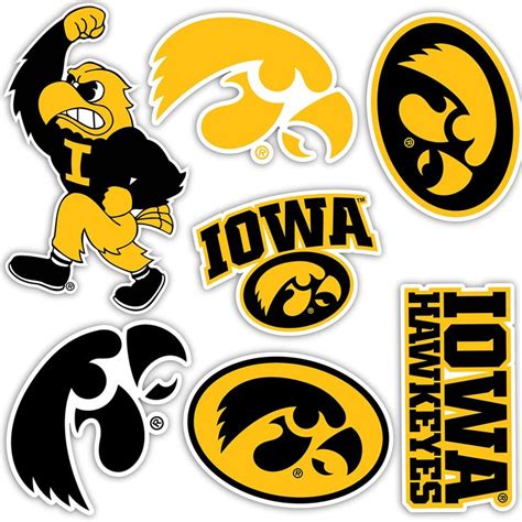 Iowa Hawkeyes Car Decals - Etsy