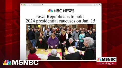 Iowa Republicans will hold 2024 caucuses on January 15