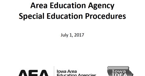 Iowa Special Education Procedure Manual