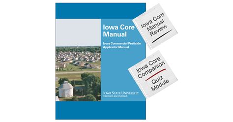 Iowa core manual pesticide sample test. - Il manuale di laboratorio risponde alla biologia.