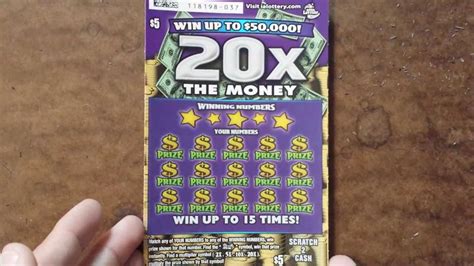 Iowa Lottery scratch off tickets with the 