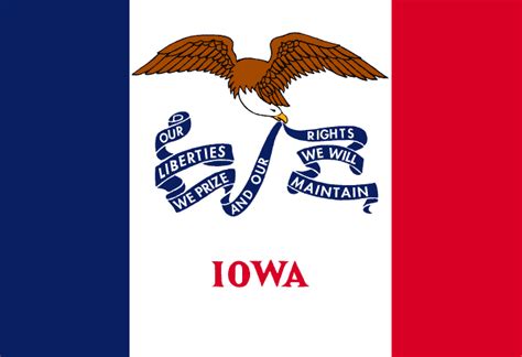 Iowa state flag WorldFlags.net