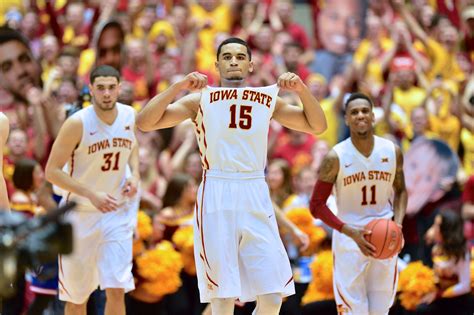 Visit ESPN for Iowa State Cyclones live scores, video highlights, and latest news. ... vs Kansas St. 1/24 9:00 pm. vs 1 Kansas. 1/27 1:30 pm ... 2024 March Madness men's field predictions.. 