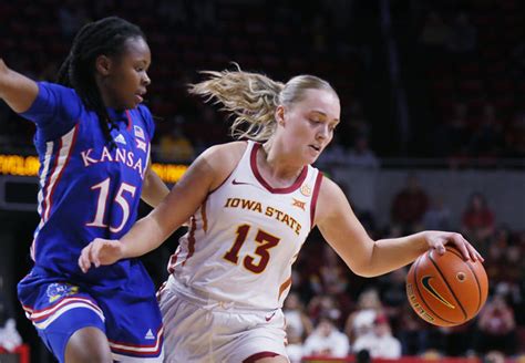 The most comprehensive coverage of KU Women’s Basketball on the web with highlights, scores, game summaries, schedule and rosters. Powered by WMT Digital. ... Iowa State Ames, Iowa (Hilton Coliseum) 6:30 pm CT. Jan 6 2:00 pm CT. Away. Texas Tech ... Kansas State Lawrence, Kan. (Allen Fieldhouse) 1:00 pm CT. Feb 28 5:00 pm …. 