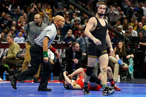 Iowa wrestling report. Iowa State Cyclones Kysen Terukina and Iowa Hawkeyes Drake Ayala wrestle during their 125-pound wrestling at Hilton Coliseum on Sunday, Nov. 26, 2023, in Ames, Iowa. Much of the talk heading into ... 