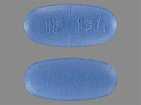 Pill Identifier results for "IP 19". Search by imprint, shape, color or drug name. ... IP 194 Color Blue Shape Oval View details. 1 / 5. IPX066 195. Previous Next. Rytary 