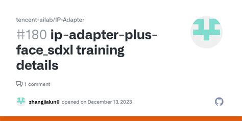 Ip adapter plus face github.  IP-Adapter can be generalized not only to other custom models fine...