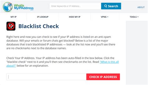 Ip blacklist checker. org IP Tools Blacklist Check ICHUNT.  The blacklist ...