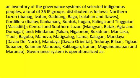 Ip groups in luzon.  The document serves as a reference for understanding the diverse...