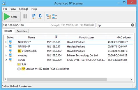 Ip scanner.  It scans local networks quickly, detects all Advanced IP Scanner is a swif...