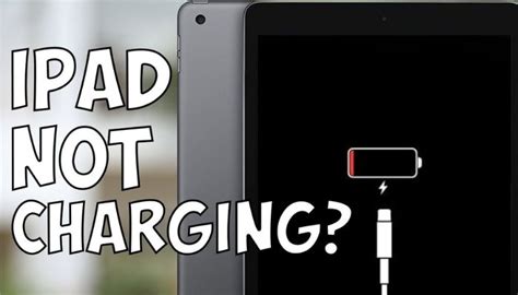 Ipad shows not charging when plugged in
