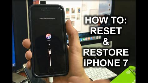 Iphone 7 factory reset without password or computer.  If you've forgotten your passw...