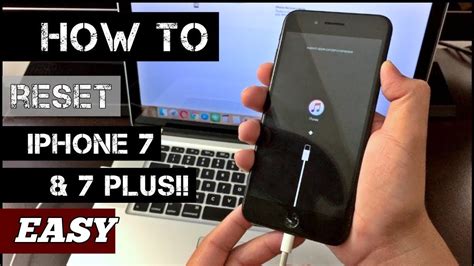 Iphone 7 plus factory reset with buttons without computer. .  By simply...