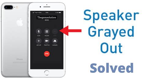 Iphone 7 plus speaker not working.  The grayed-out speaker icon on an iPhone 7 or 7 Plus, while ...