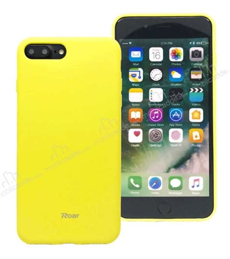 Iphone 7 sarı silikon kılıf