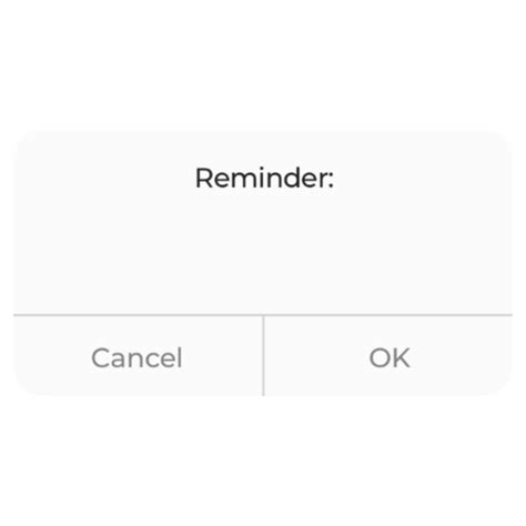Iphone Reminder Template Png