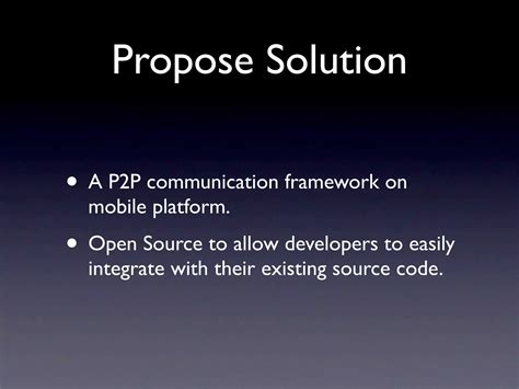 Iphone p2p connection.  By leveraging this framework, developers can enable users to...
