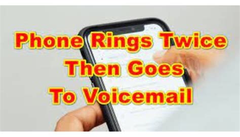 Re: Phone diverts to voicemail after 1 ring. have you tried going to h