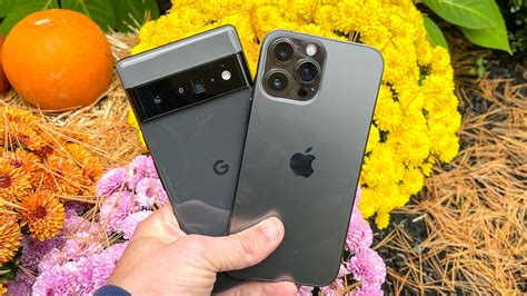 Iphone vs google pixel. It also provides a shallow depth of field, allowing you to blur the background to focus attention on the subject. Has a dual-tone LED flash. Apple iPhone 12 Mini. Google Pixel 6. A dual-tone flash has LED lights with different color temperatures, delivering a better color balance to photos and videos. 