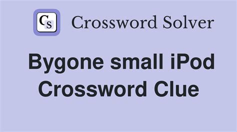 Half an iPod pair is a crossword puzzle clue that we have spotted 1 time. There are related clues (shown below).