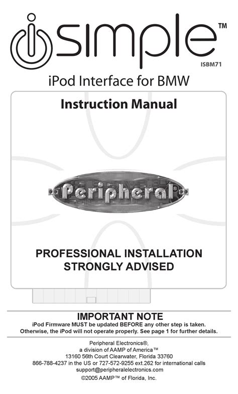 Ipod interface for bmw instruction manual. - The fearless travelers guide to wicked places capstone young readers.