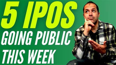 Ipos going public this week. Things To Know About Ipos going public this week. 