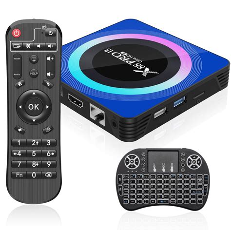 Iptv android tv box. 0, Android Box 4GB RAM 64GB ROM, Quad Core Smart 8K TV Box with Mi...