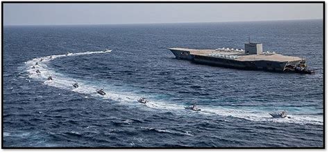 Iran Attacks Fake U.S. Aircraft Carrier The Iran Primer