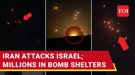 Iran fires scores of ballistic projectiles at capital city of Israel