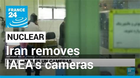 Iran removal of cameras