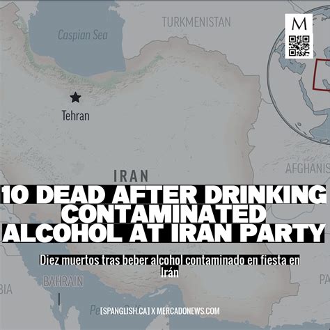 Iran says 10 dead after consuming tainted booze at party