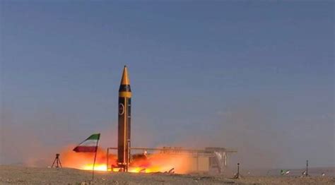 Iran unveils latest version of ballistic missile amid wider tensions over nuclear program