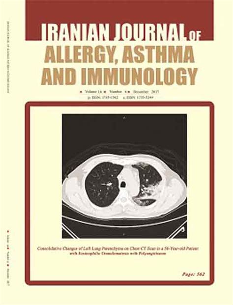 Iranian Journal of Allergy Asthma and Immunology OOIR