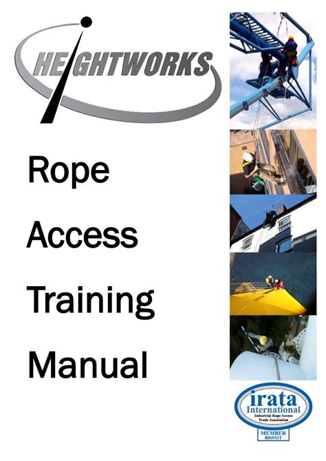 Irata industrial rope access training manual. - Felder and rousseau chemical processes solutions manual.