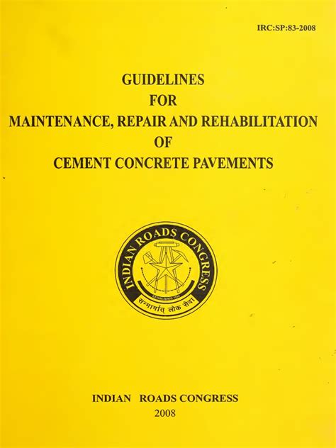 Irc sp83 PDF Road Surface Concrete - Scribd