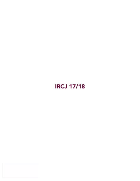 Ircj. The IRCJ?s internal deadline for accepting candidates for rehabilitation is November, according to Atsushi Saito, its president. It is understood that the mock rehabilitation plans that are being ... 