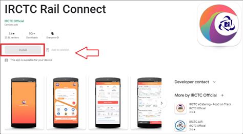 Irctc Rail Connect App Download